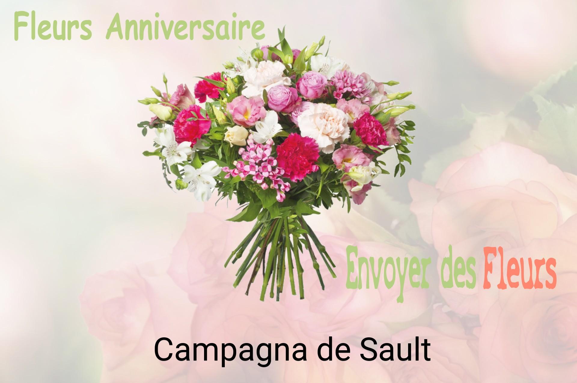 Bouquet de fleurs d’anniversaire livré à Campagna-de-Sault