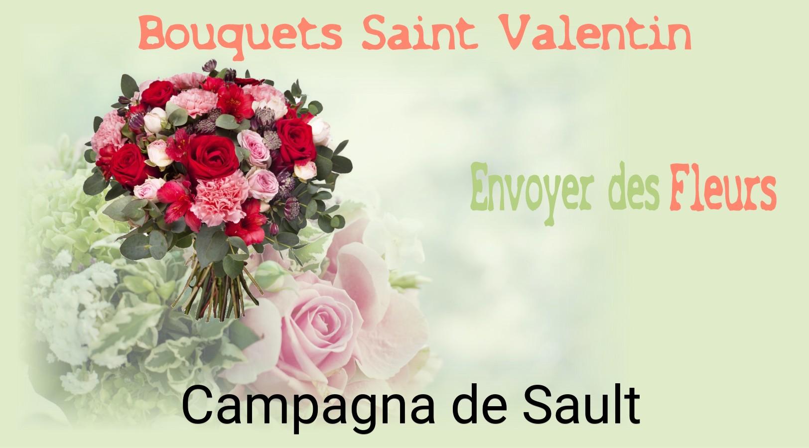 Roses de Saint-Valentin livrées à Campagna-de-Sault